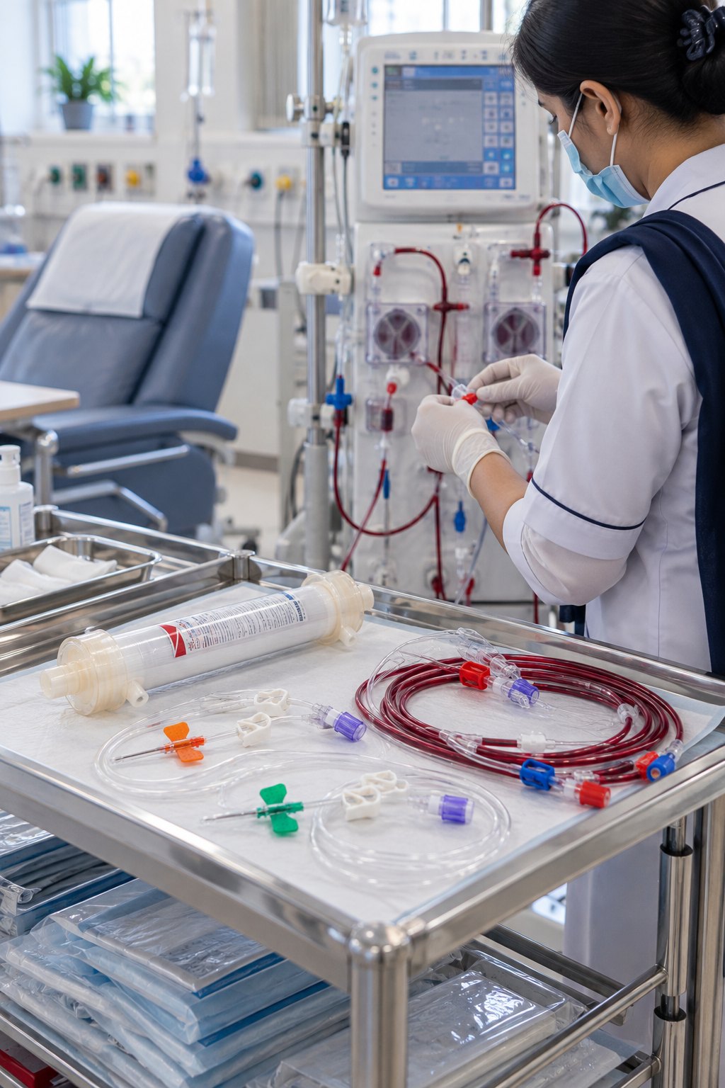 Dialysis center supply