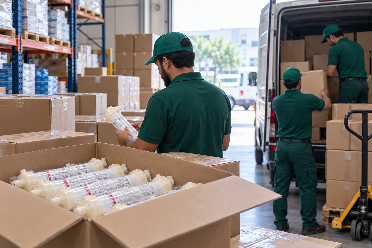 Distributor warehouse ready dialysis and medical supplies